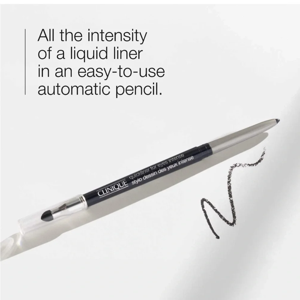 💫Clinique Quick Liner Eyes Intense Pencil Eyeliner Black Double Sided NEW